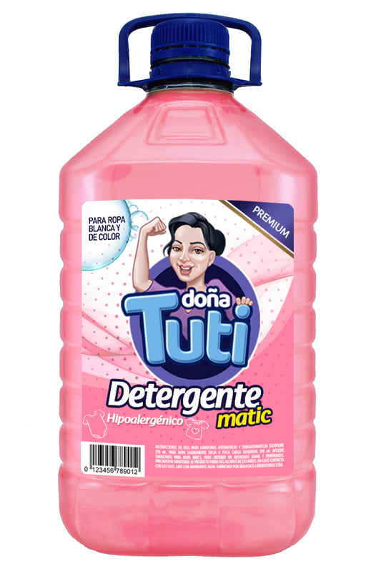 Detergente Líquido Tuti Hipoalergenico 5Lts